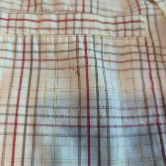 The North Face Button Down Shirt Mens Large Cotton Plaid Short Sleeve - Picture 4 of 8